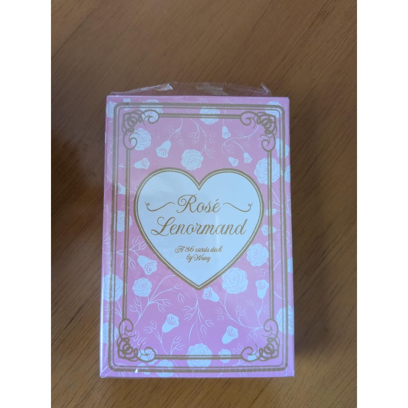Heart Rose Norman Cards, 36 Decks, Pink Design, Divination Cards,