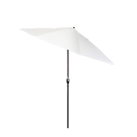 California Umbrella 7.5' Rd Casa Series Alum Patio Umbrella, Crank Lift, Auto Tilt, Natural
