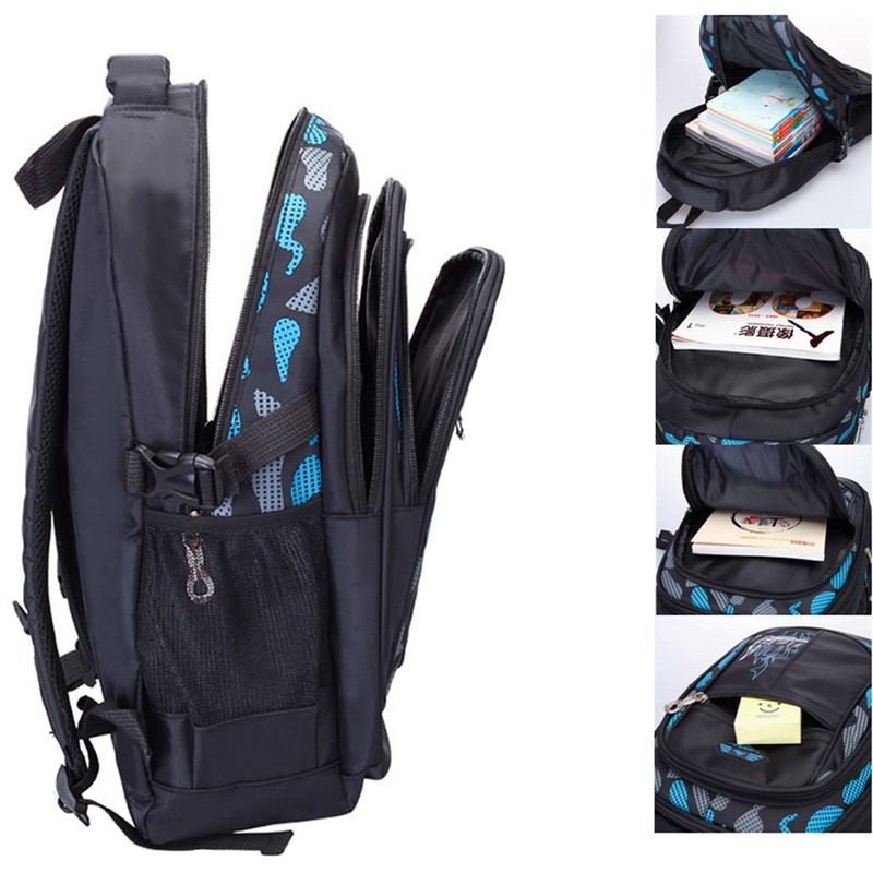 Boys Backpack Student Kids Bookbags Durable School Bags Big Heavy
