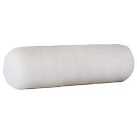 9Dx32 Outdoor Water Resistant Poly Round Bolster Neckroll Pillow Insert, Breathable Shell, Never Vacuum-Packed