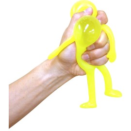 スッキリ！！ポーズくん　（カラーは、お楽しみVer.）　ストレス解消　癒しグッズ　ゴム人形　スッキリ 　スクイーズ　ギフト　プレゼント