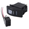 Music Rocker Switch with Pre-Wired Backing Compatible for Can Am