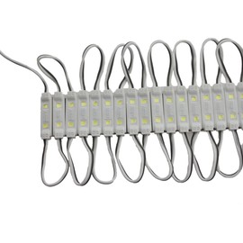 REXTiN Super Bright 200pcs 2835 2 LED Module 80-90LM Per Module Waterproof Decorative Light for Letter Sign Advertising Signs with Tape Adhesive Backside(Warm White)