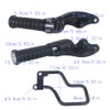 NANSENJPMP Motorcycle Passenger Footpegs with Heat Shield Bracket for Indian