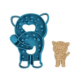 Cheetah Butt - Big Cat - Bobcat - Cougar - Spots - Fast - Africa - Felinar - Leopard - Cookie Cutter/Sugar Cookie/Fondant/Clay (0173) (4 inch)
