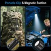 HOSONIC Rechargeable Flashlights High Lumens, 9 Modes with Red Side