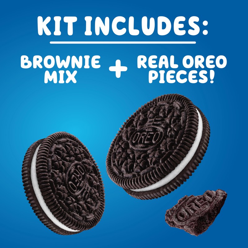Betty Crocker OREO Brownie Mix, OREO Brownie Mix Topped With