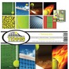 Reminisce (REMBC) Tennis Scrapbook Collection Kit, Multicolor, 12x12 inches