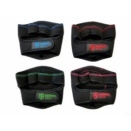 Sedroc Weight Lifting Gloves Gym Grip Pads Hand Protectors Callus Guards - L/XL, Blue