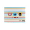 Puppetson A5 Clear File 3 Pockets Border Stationery Made in
