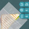 PAMI Bolsa para Sándwich con Tapa Plegable [200 Piezas] -