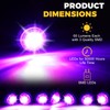 50 Pcs Trailer Side Marker 3/4 Round Led Light 12v