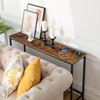 HOOBRO 47.2" Console Table with Power Outlets and USB Ports,