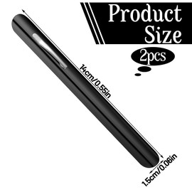 TIESOME 2 Pack Table Crumb Sweepers, Crumber Tools Restaurant Home Tablecloth with Pocket Clips for Servers Waiters (black)