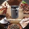 LRYYBTI 38oz Airtight Coffee Canister,Stainless Steel Coffee Bean Storage Container
