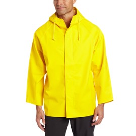 Dutch Harbor Gear Men's Quinault Rain Jacket, Yellow, Large
