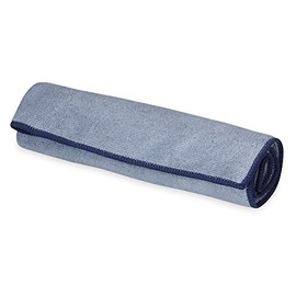 Gaiam - Toalla de Mano de Yoga (30 Pulgadas de Ancho x 20 Pulgadas de Largo), Toalla Deportiva de Secado rápido y Ligera, Tela de Microfibra Suave, diseñada para Yoga Caliente, Pilates, Deportes