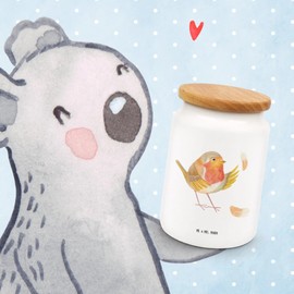 Mr. & Mrs. Panda Storage Container Robin Feathers - Gift, Animals, Storage Container, Fly, Pouring Cans, Animal Motifs, Motivational Pictures