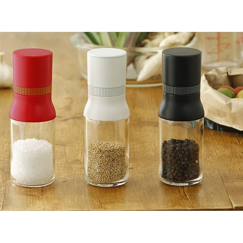 iwaki KS520N-GMW Heat-resistant Glass Heavy Duty Mill, White