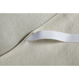 Dormisette Q59 Molton-Matratzenauflage aus Zwirn-Calmuc für Matratzen Gr. 70/140 cm, rohweiß