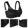 Lemorosy Full Coverage Non Padded Wireless Minimizer Bra Women's Plus