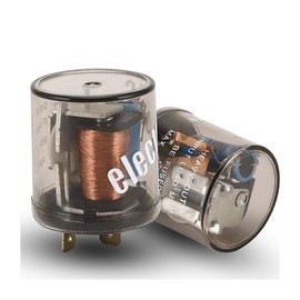 zipelo 2 Pin Electronic Flasher Relay, 2 Pcs 12V Car LED Turn Signal Flasher Relay, Prong Round, Fix Turn Signal Bulbs Fast Hyper Flash, Compatible with Automobile Motorcycle Bike Scooter