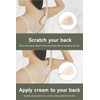 Back scracher Lotion applicator Cream applicator (baige)