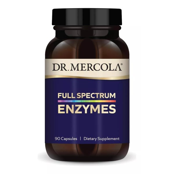Dr. Mercola Dr Mercola Full Spectrum Enzymes Enzimas 90 Cápsulas