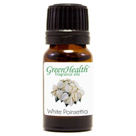 10 ml White Poinsettia Fragrance Oil (Glass Bottle w/Euro Dropper) - GreenHealth