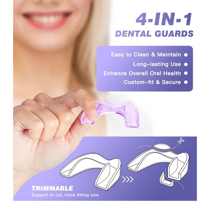 Grinding Splint for Night, Tooth Splint Mouth Guard Set, Malleable