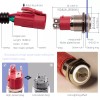 FARBIN UTV Horn Kit Switch for Golf Cart Polaris Ranger