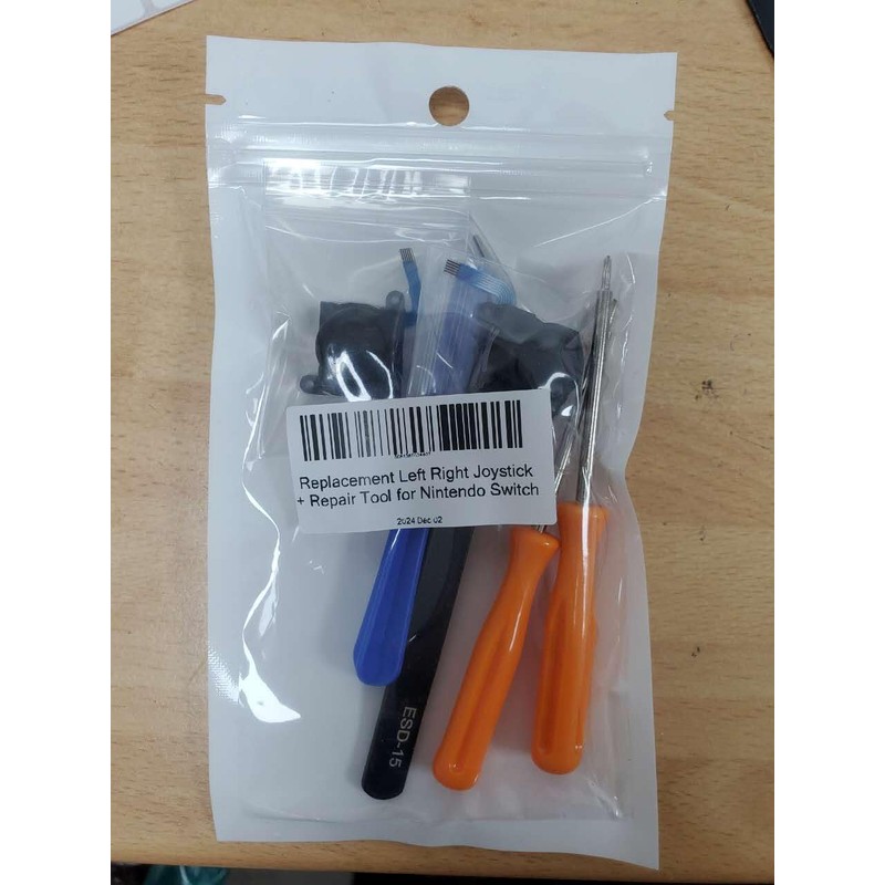 Switch Analog 3D Joystick Replacement & Repair Tool Kit for