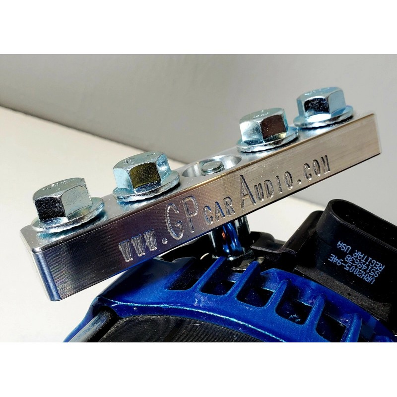 GP Audio 4 Spot Alternator Distribution Block 1/0 2/0 lug