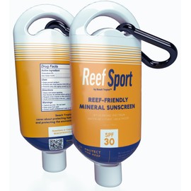 Hidden Flask - Set of 2 XL 12 ounce Flasks for Liquor Disguise Looks Like Real Sunscreen - Always Drink Responsibly