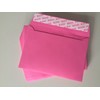 50 Envelopes, Pink, Eosin Red, by ELCO, C6 = 162