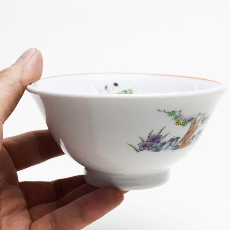 色絵 唐子 Soup Bowl AM – ir003