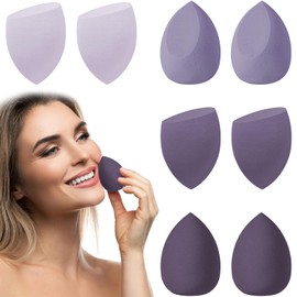 8 Pack Makeup Sponge for Foundation - Beauty Blenders Foundation Sponge Make up Sponges Set 4 Color, Use Dry and Wet Both, for Liquid, Cream and Powder