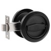 PATIKIL Round Recessed Door Lock, Stainless Steel 304 Hidden Recessed