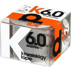 d3 d3 K6.0 Kinesiology Tape - 50mm x 6m Latex-Free Hypoallergenic Ankle, Knee, Shoulder, Elbow Kinetic Physio Sports Medical Muscle Injury Strapping Support (Silver, 1 Roll)