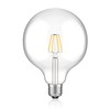 ledscom.de E27 LED Globe Filament Light G125 (12.5 cm Head