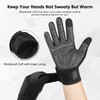 RUIXUE Winter Running Gloves Warm Lightweight, Touchscreen Gloves Grip Cycling