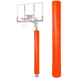 PHENEPUS Basketball Pole Pad, Heavy Duty Safety Pole Pads for Player Protection, 72" Tall Weatherproof Protective Padding for 4, 4.5 Inch Sq. or Round Pole, Basement Garage Playground Poles Protector