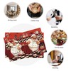Kitchen Chef Table Placemats Set of 4 Abstract Funny Chef