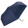 [2025] Wpc. Parasol Light Shielding Glitter Heart Mini Navy <100%
