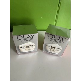 Olay 2 PACK - NEW - Olay Shea Butter + Peptide 24 Rich Cream Fragrance Free 1.7oz