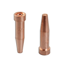 RIVERWELD Acetylene Cutting Tips 6290 Size 1 & 6290-1 for Oxygen Oxy Oxyfuel Cutter Torch Made of Copper Pack of 2
