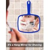Gladmart Hand Mirror Salon Barber Hairdressing Handheld Mirror with Handle