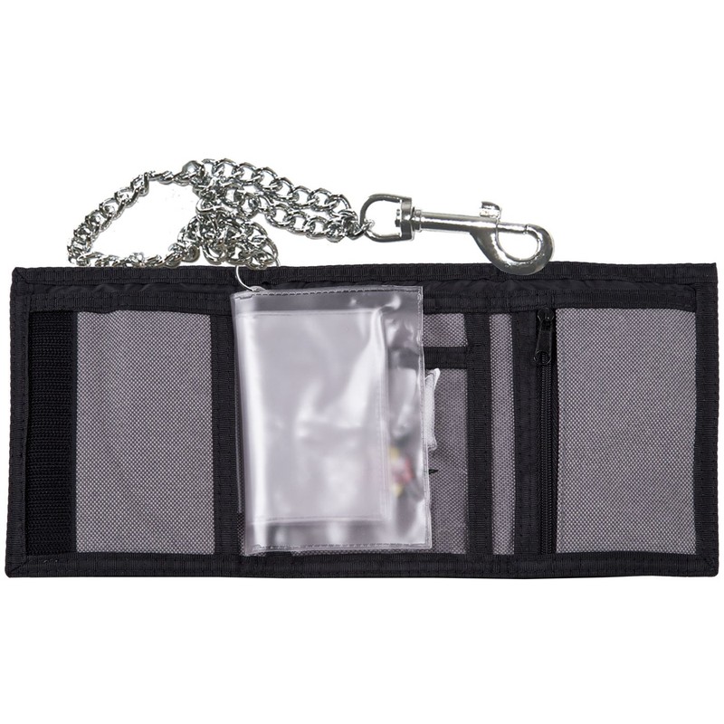 2Stoned Wallet Embroidered with Chain and Velcro Fastening Camo Gym