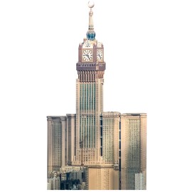Wet Paint H13517 Makkah Royal Clock Tower Abraj Al Bait Cardboard Cutout Standee Standup