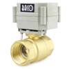 BACOENG AC110-230V 2 Way 1 Inch Brass Motor Ball Valve